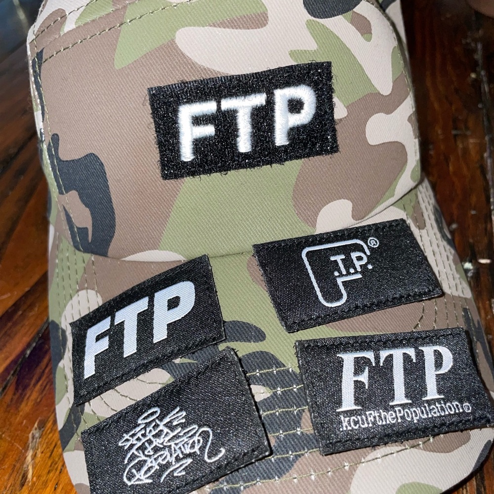 **SOLD** FTP Camouflage Hat with Patch